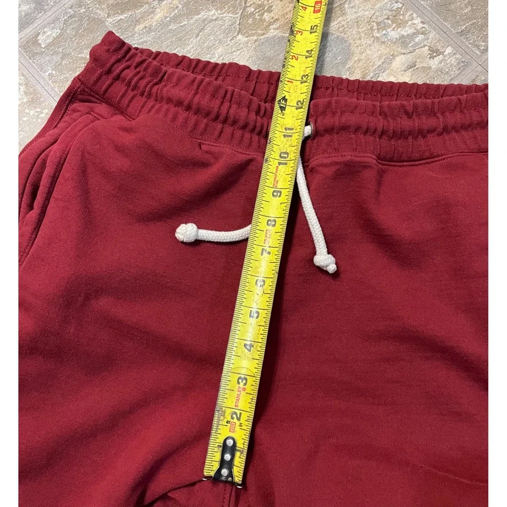 The North Face Joggers Mens Medium Red  Fleece Tapered Sweatpants